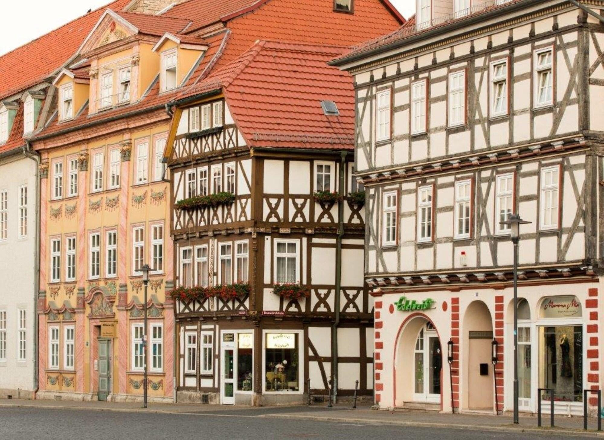Hotel Brauhaus Zum Loewen à Mühlhausen Extérieur photo