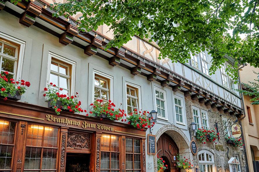 Hotel Brauhaus Zum Loewen à Mühlhausen Extérieur photo